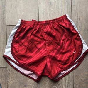 Red Niki Athletic Shorts